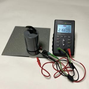 Volume Resistance test on floor ESD mat. VOLUME_RESISTANCE_TEST