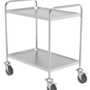 carrello di servizio 2 piani forati ARREDI_INOX