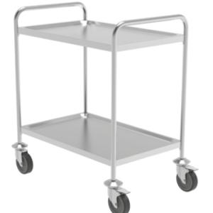 carrello di servizio 2 piani lisci ARREDI_INOX