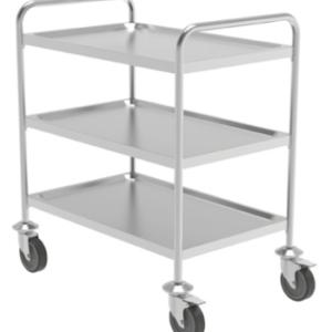 carrello di servizio 3 piani lisci ARREDI_INOX