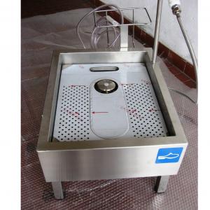 vessel with activating drive button Washing_boot_basin