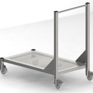 Transport cart stainless steel