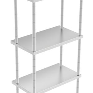 3 ripiani lisci SCAFFALATURE_INOX