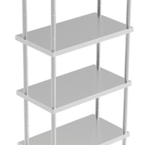 4 ripiani lisci SCAFFALATURE_INOX