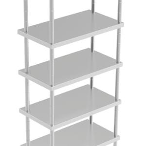 5 ripiani lisci SCAFFALATURE_INOX