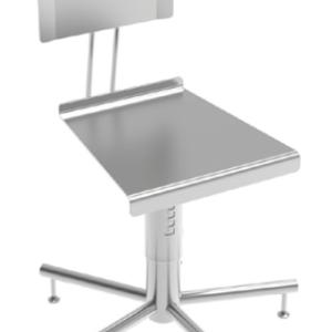 base 5 razze piedini SEDUTA_INOX_TONDA