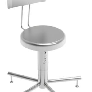base 5 razze piedini SEDUTA_INOX_TONDA