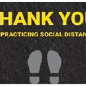 social distancing DRY_PAD_SIGN