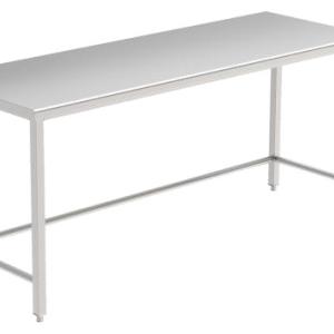 table sans rebord, sans étagère MOBILIER_INOXY