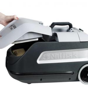 rimozione filro a sacchetto ASPIRAPOLVERE_VP600_NILFISK