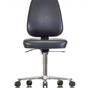 Sedia antistatica imbottita con rotelle SEDIA_ESD_CLEAN_BASSA